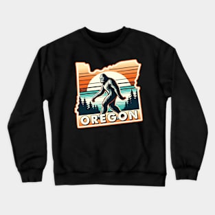 Bigfoot Believer Oregon Sasquatch Project Crewneck Sweatshirt